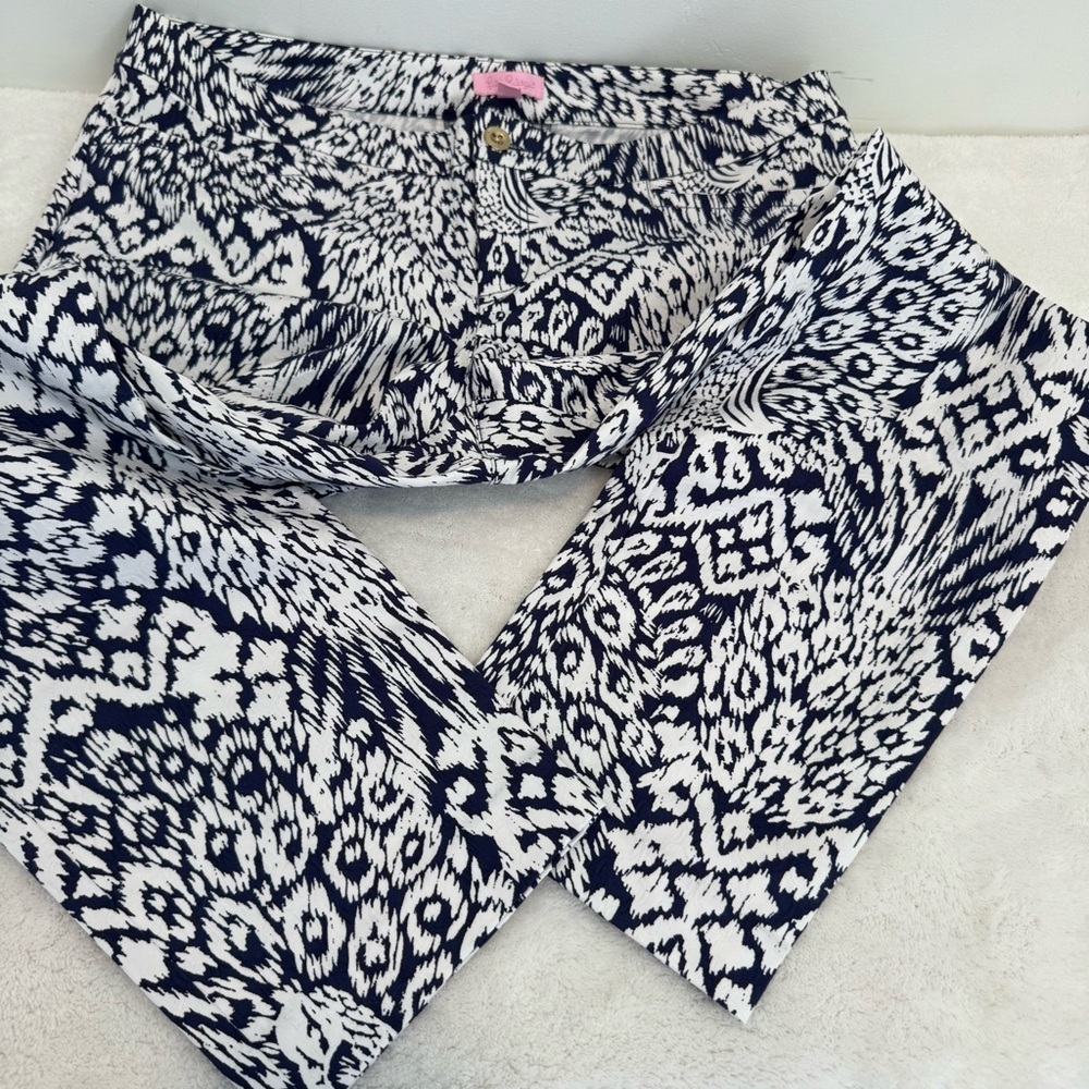 Lilly Pulitzer Kelly Ankle Skinny Pant.size 14 - Picture 9 of 13